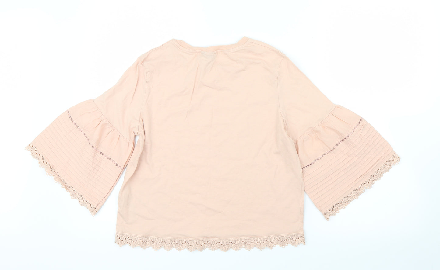 Topshop Womens Pink   Basic Blouse Size 8
