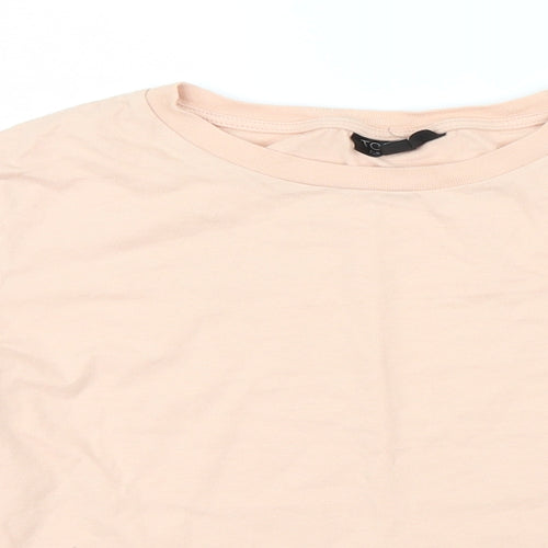 Topshop Womens Pink   Basic Blouse Size 8
