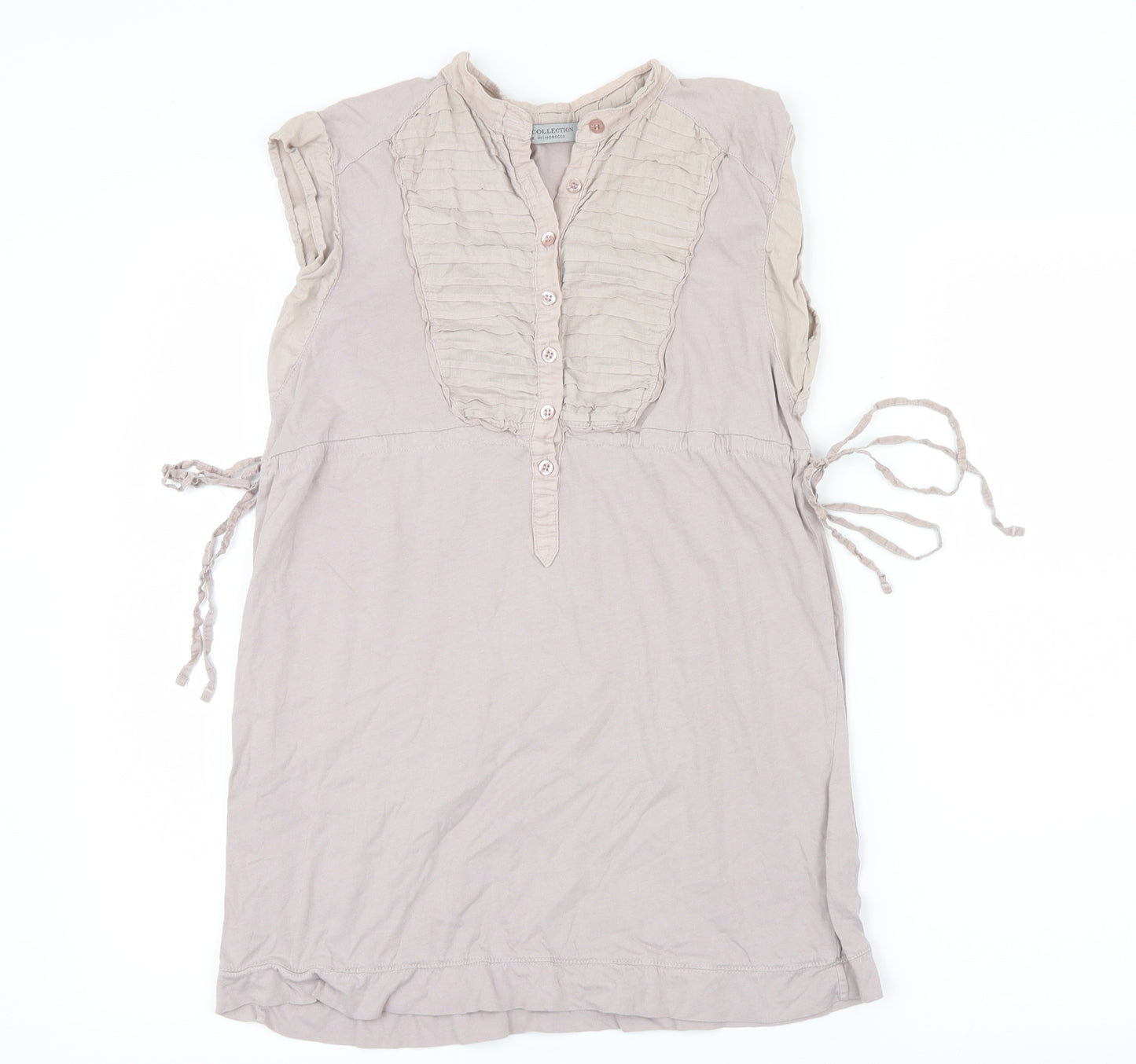Zara Womens Beige   Basic Blouse Size 10