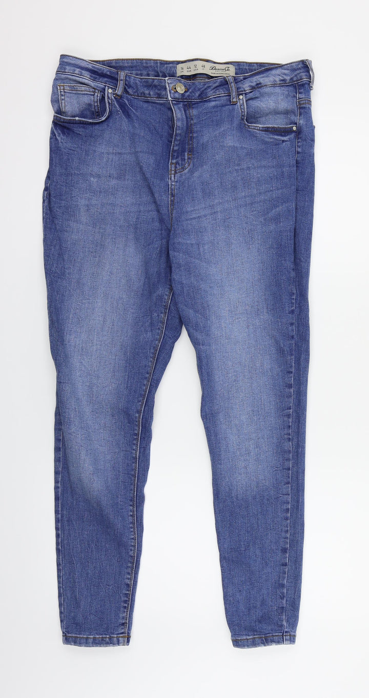 Denim & Co. Mens Blue Skinny Jeans Size 16 L32 in