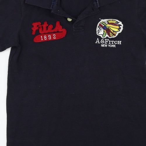 Abercrombie & Fitch Mens Blue    Polo Size S