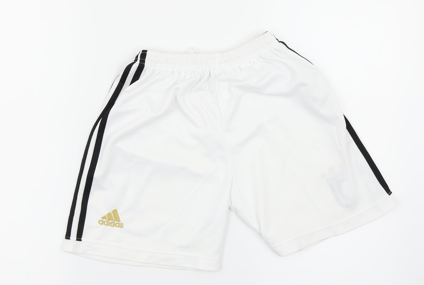 adidas Boys White   Sweat Shorts Size 12-13 Years - Juventus Football