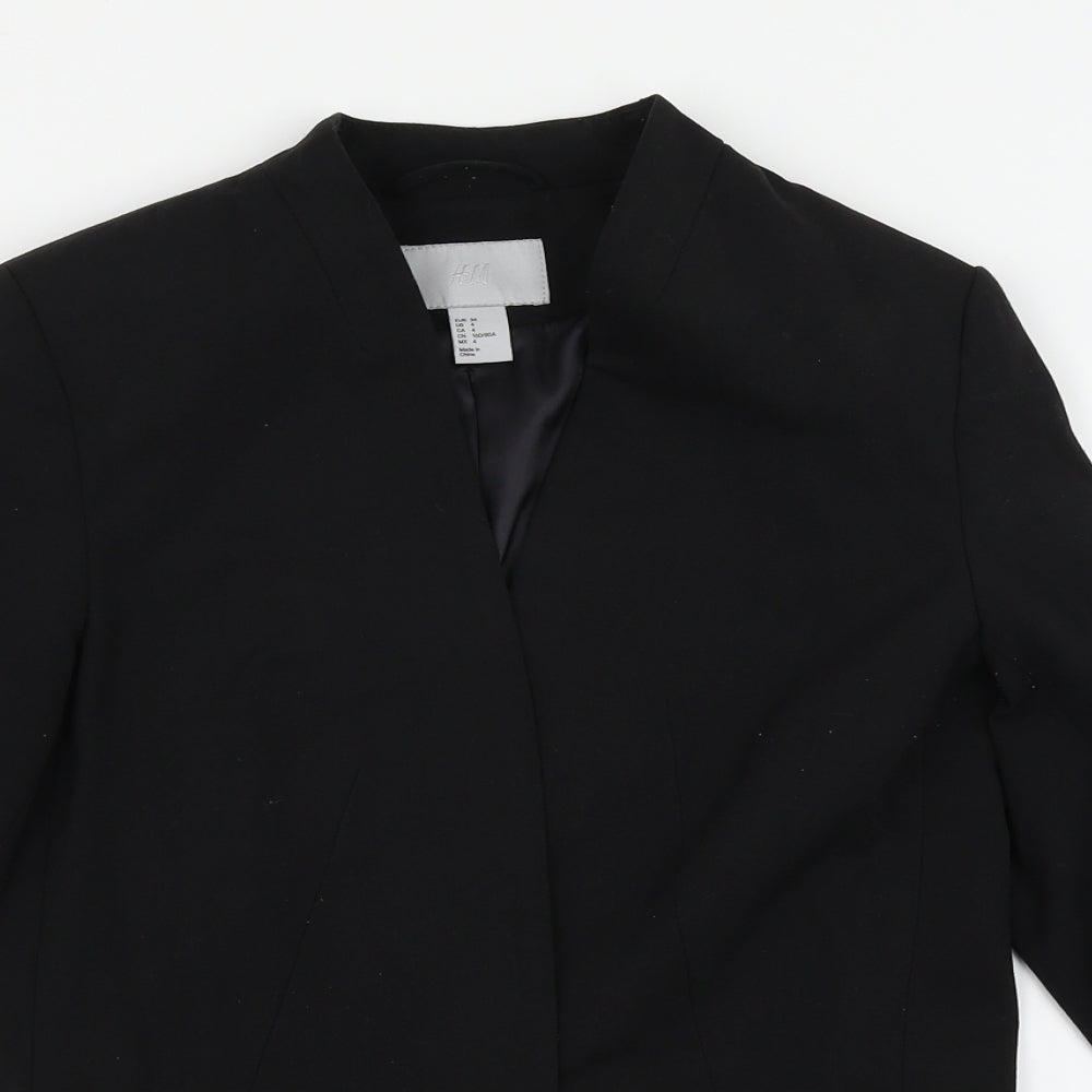 H&M Womens Black   Jacket Blazer Size 6