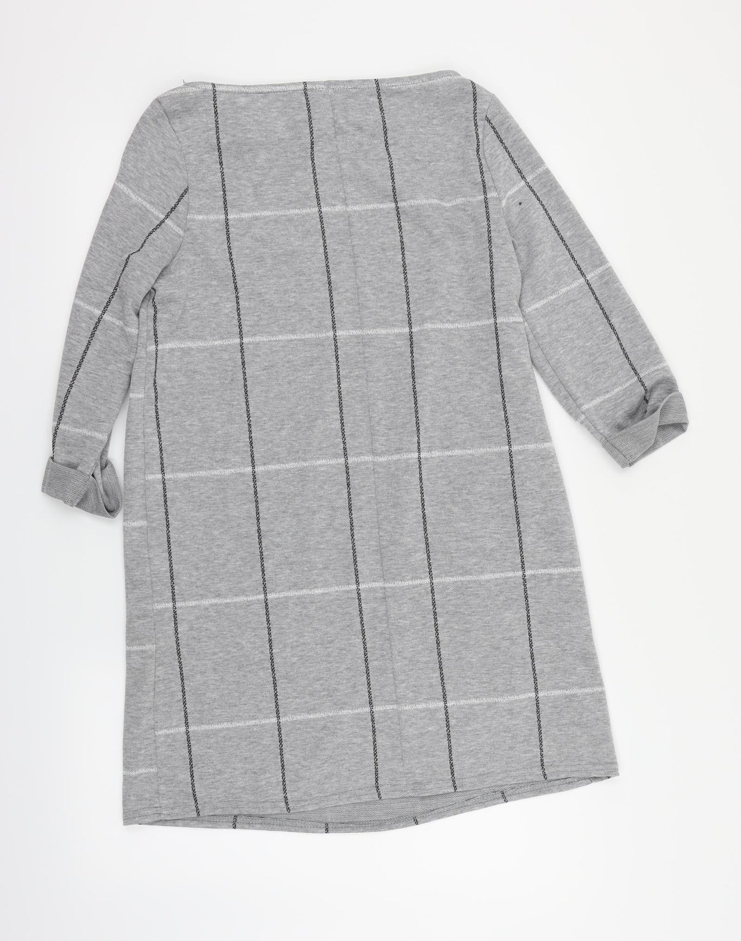 Atmosphere Womens Grey Patchwork  T-Shirt Dress  Size 12