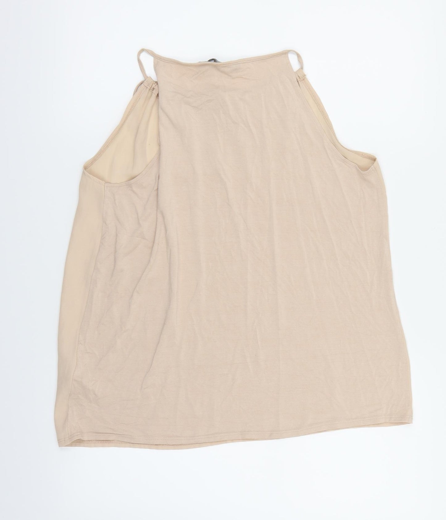 New Look Womens Beige   Camisole Blouse Size 14
