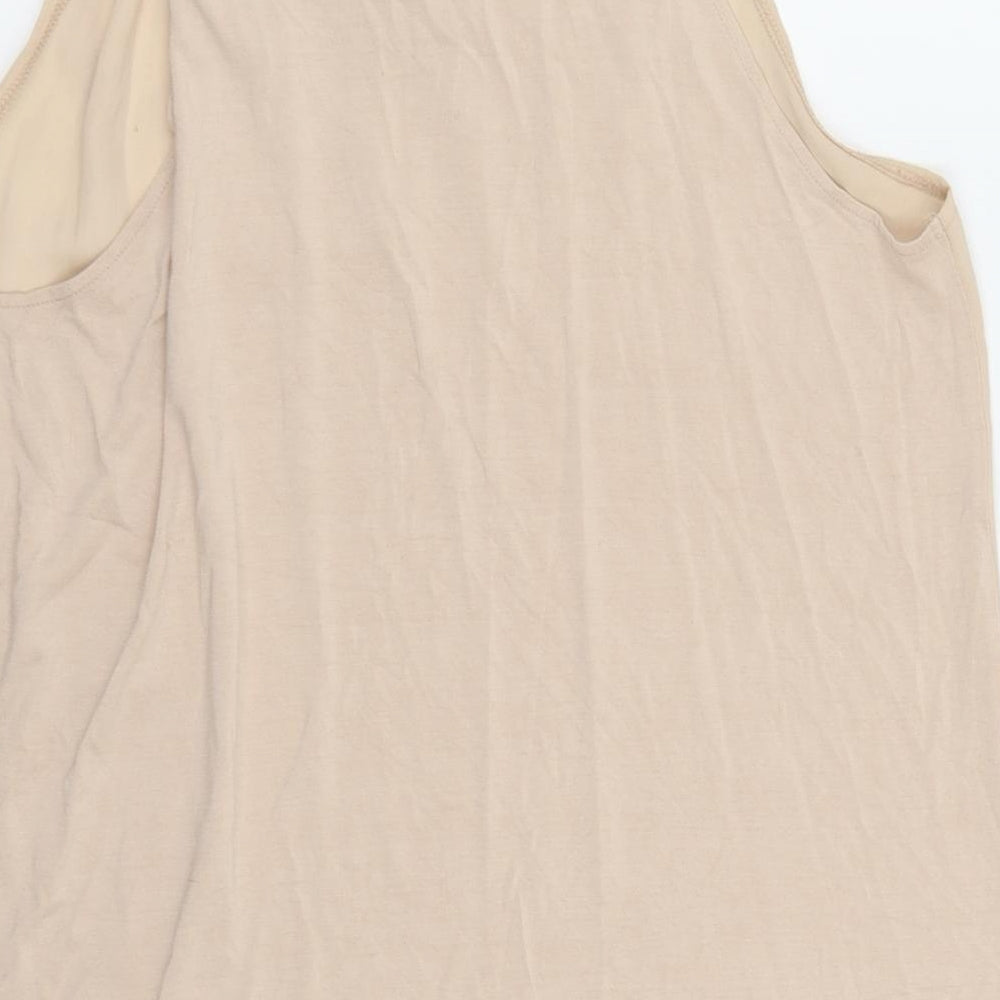 New Look Womens Beige   Camisole Blouse Size 14