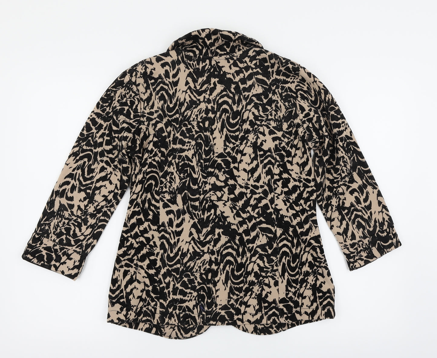 Signage Womens Multicoloured Animal Print  Jacket Blazer Size 10
