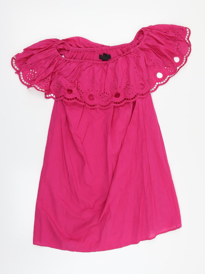 New Look Womens Pink   Basic Blouse Size 10