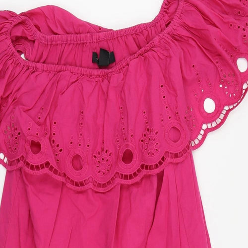 New Look Womens Pink   Basic Blouse Size 10