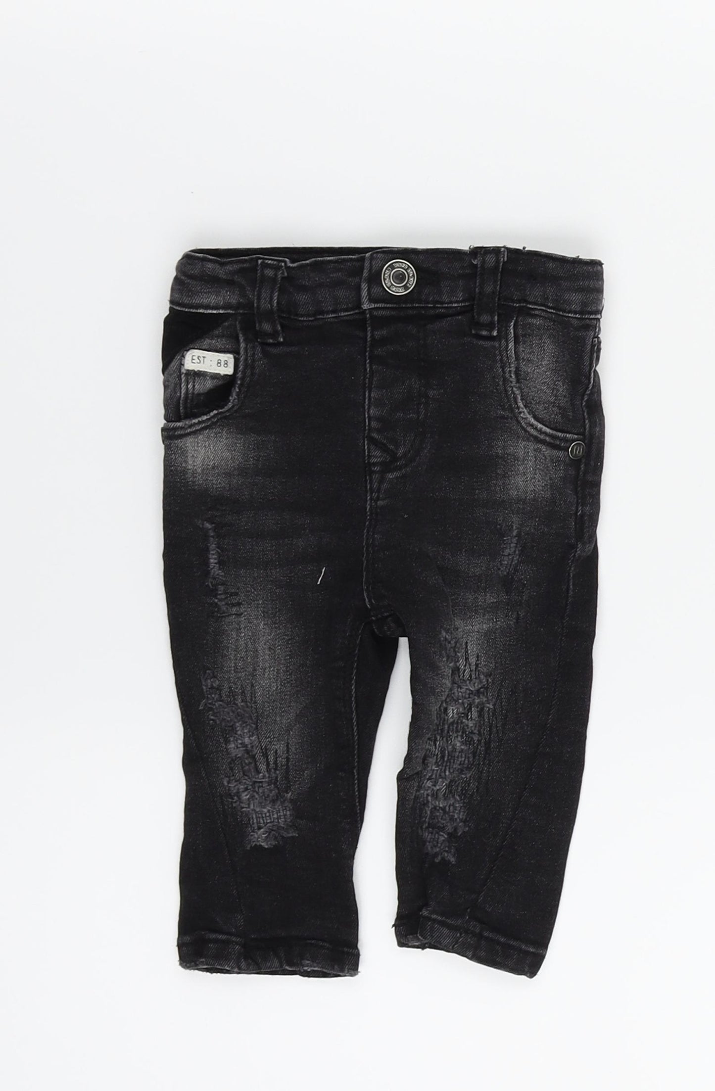 River Island  Boys Black   Jogger Jeans Size 3-6 Months