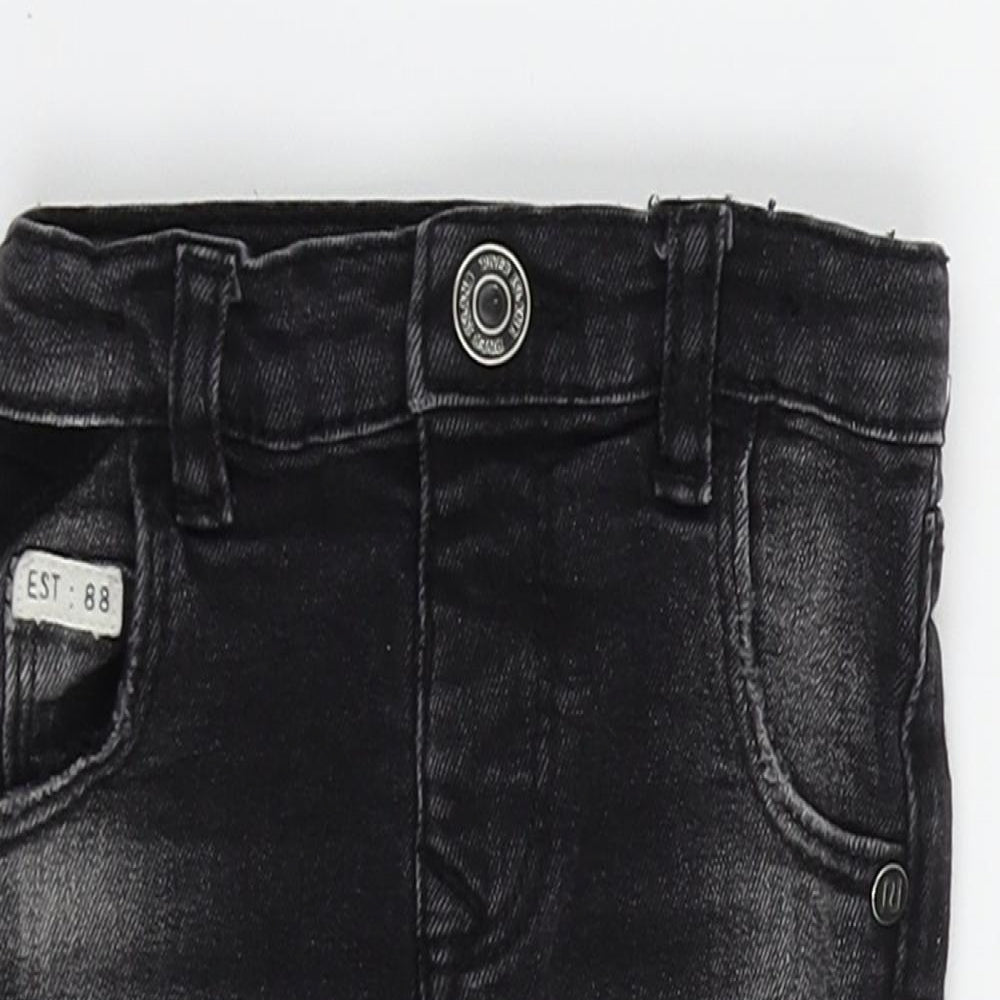 River Island  Boys Black   Jogger Jeans Size 3-6 Months