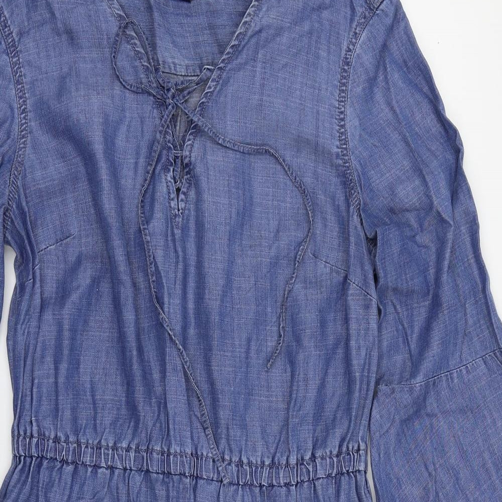 NEXT Womens Blue   Shirt Dress  Size 10