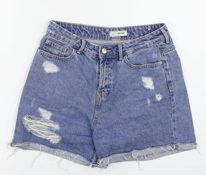 Denim Pimkie Womens Blue Cut-Off Shorts Size S