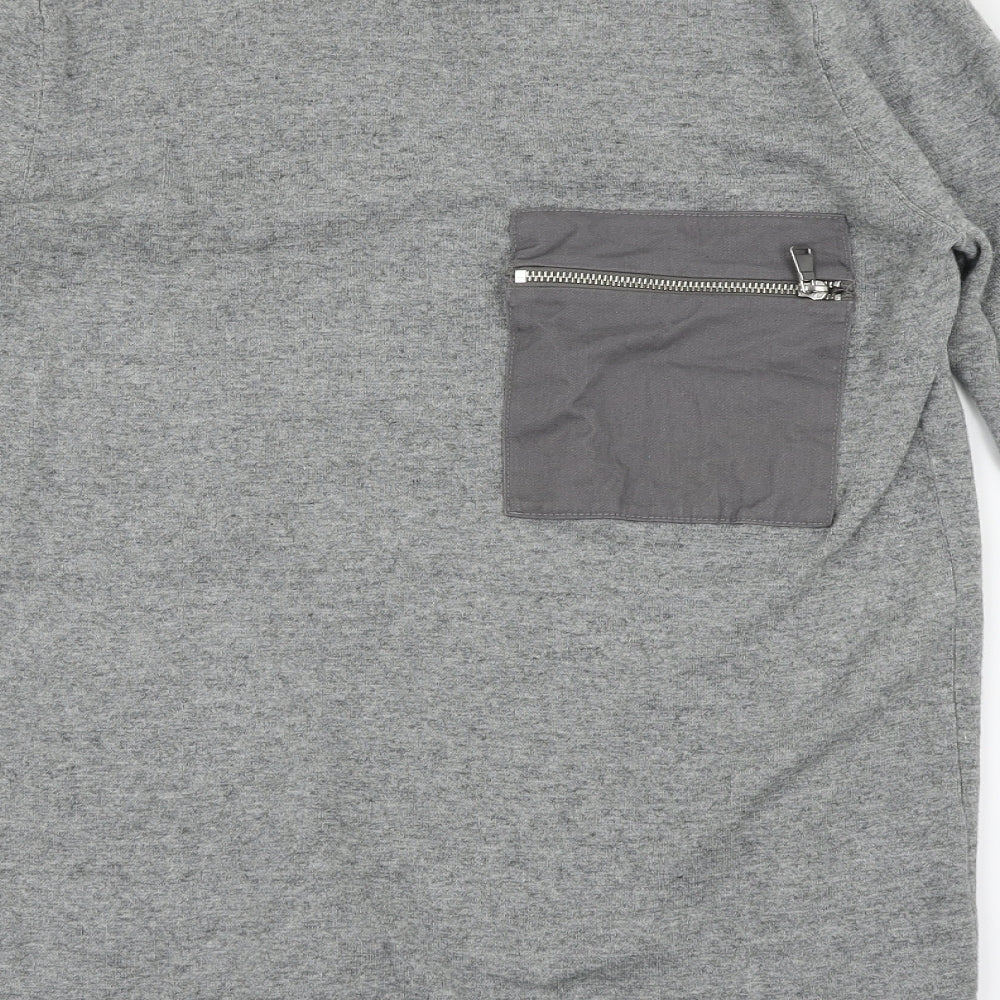 H&M Mens Grey   Pullover Jumper Size S