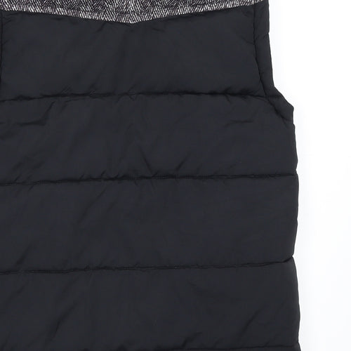 Demo Boys Black   Gilet Waistcoat Size 9-10 Years
