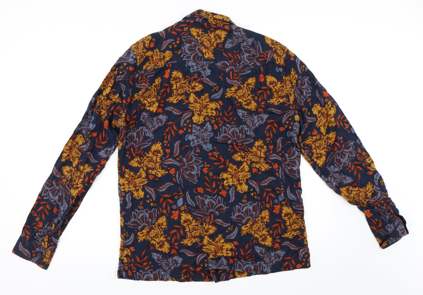 Topman Mens Blue    Button-Up Size M