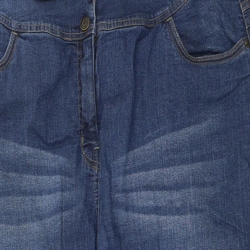 George Womens Blue  Denim Cropped Jeans Size 24 L22 in