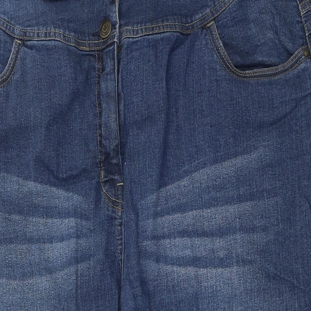 George Womens Blue  Denim Cropped Jeans Size 24 L22 in
