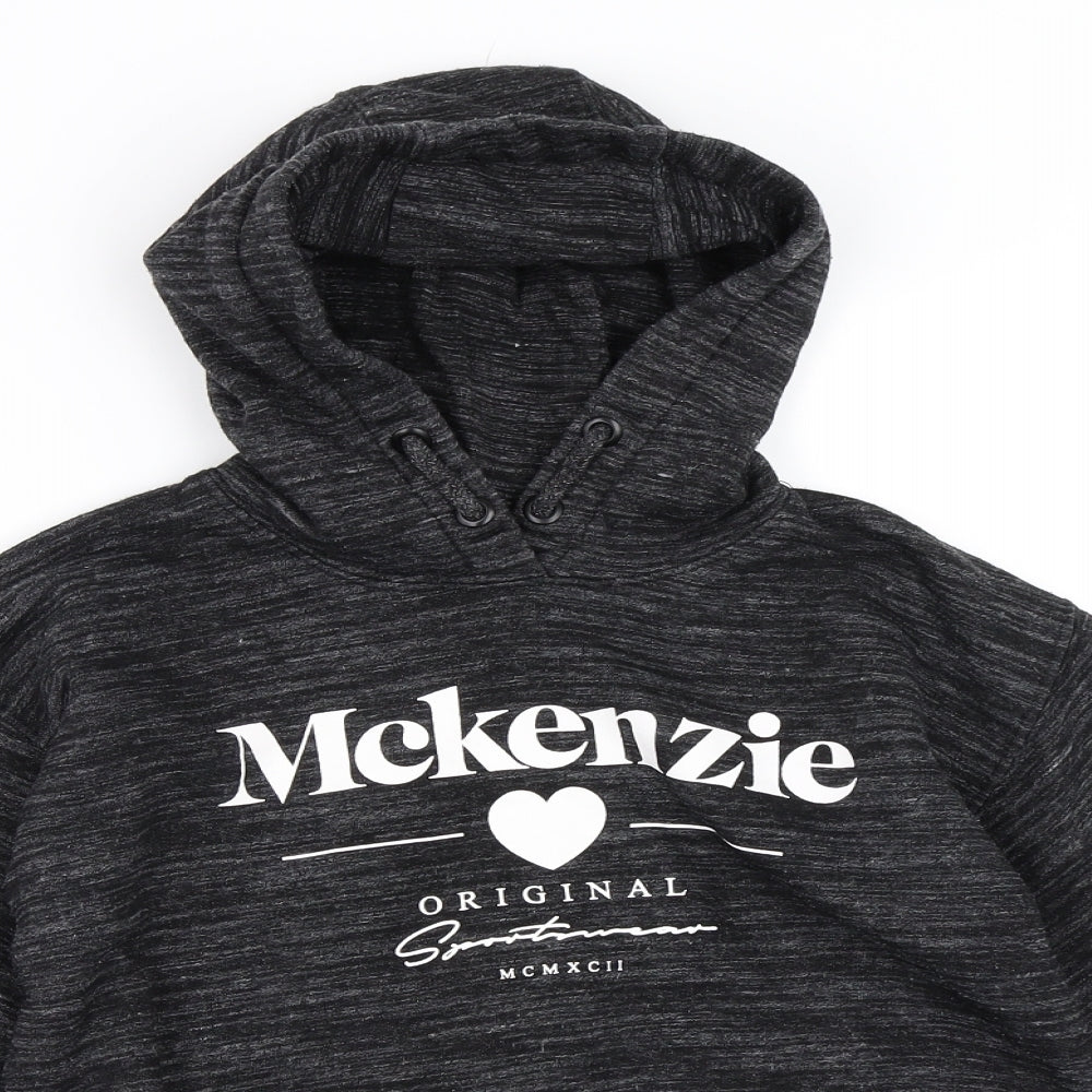 McKenzie Girls Black   Pullover Hoodie Size 12-13 Years