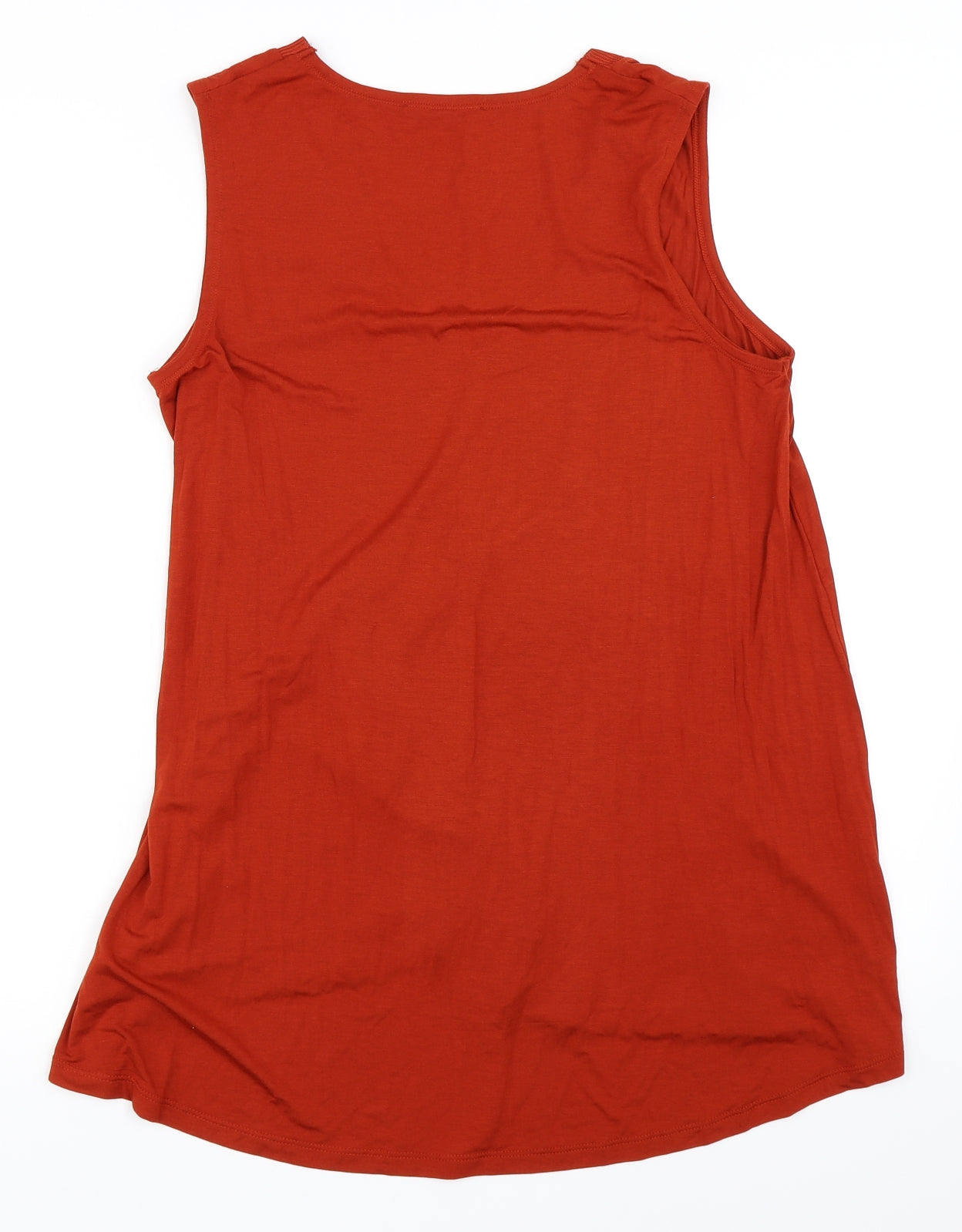 Per Una Womens Orange   Basic Tank Size 14