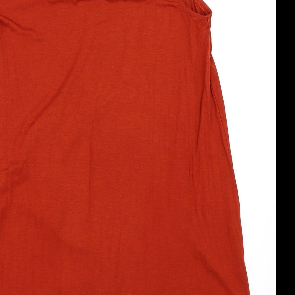 Per Una Womens Orange   Basic Tank Size 14