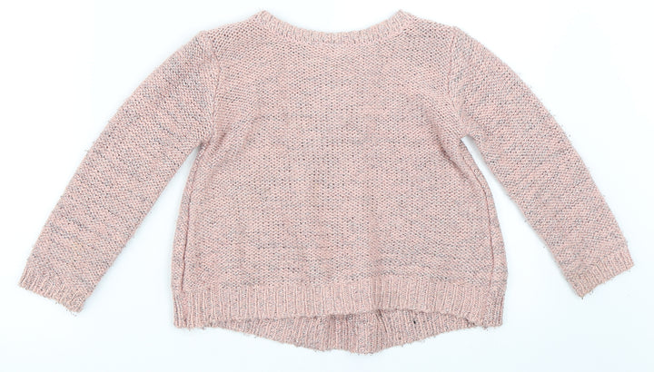 Primark Girls Pink   Pullover Jumper Size 7-8 Years