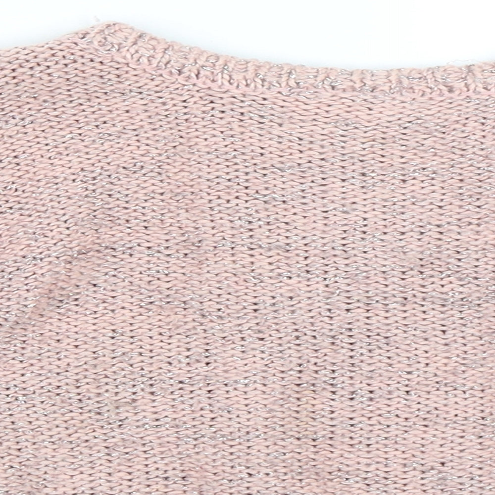 Primark Girls Pink   Pullover Jumper Size 7-8 Years