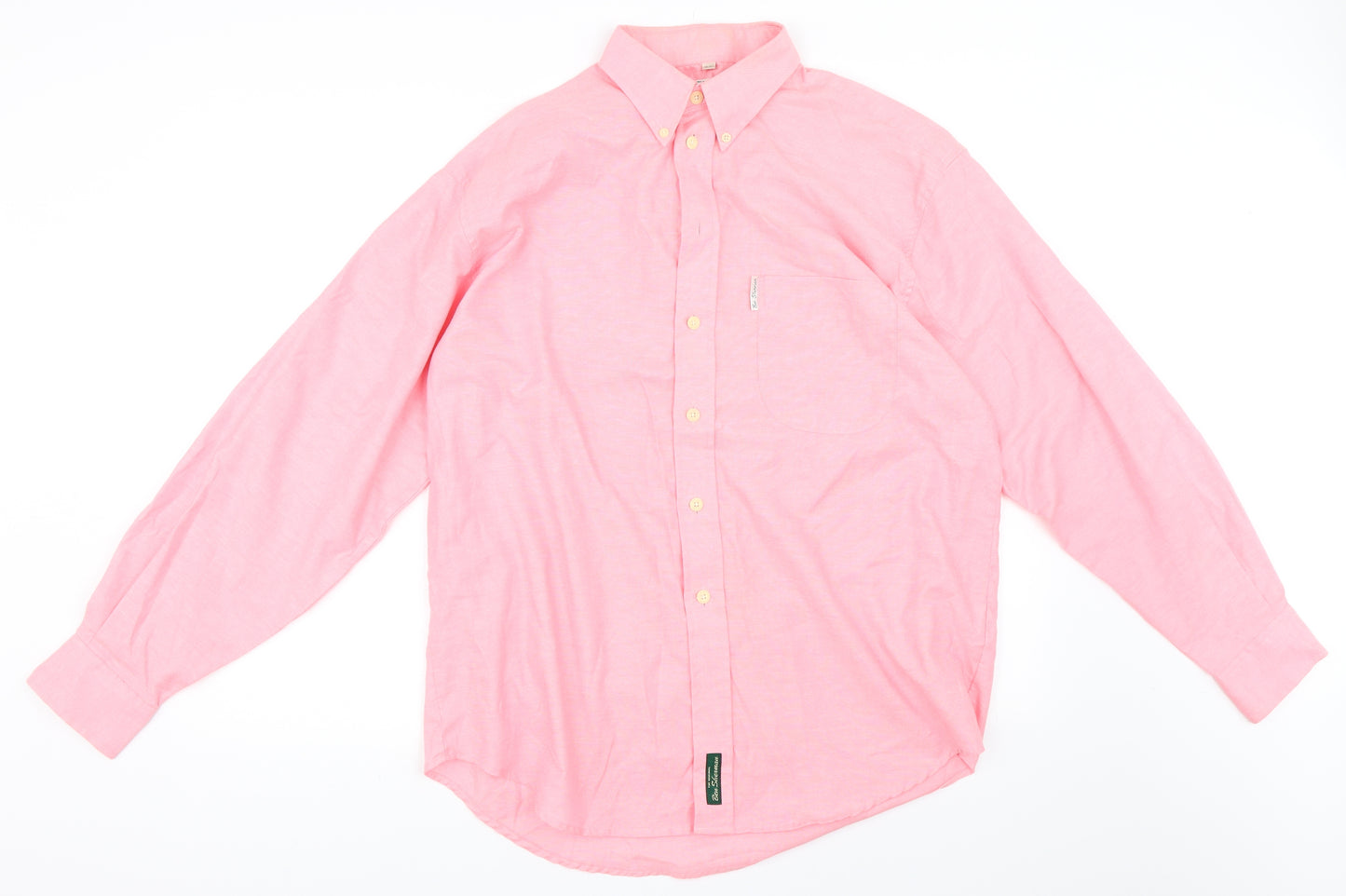 Ben Sherman Mens Pink    Button-Up Size 3XL