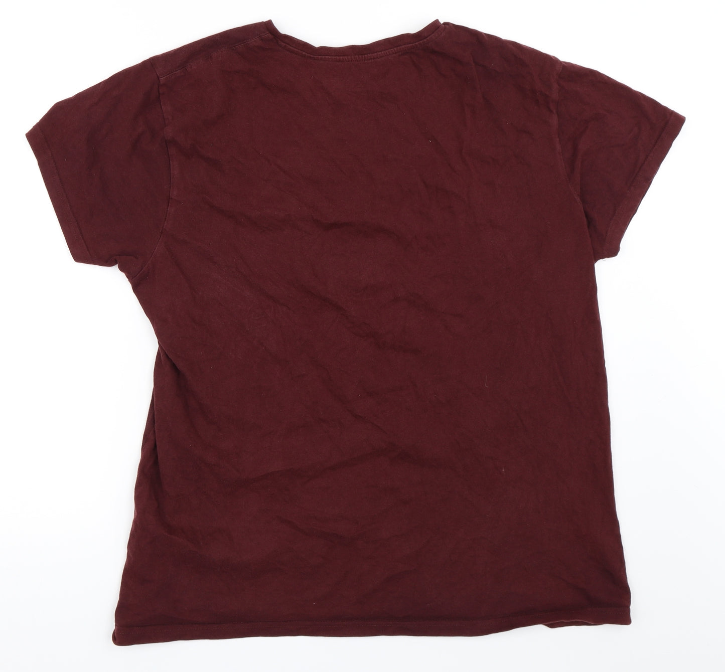 Cedar Wood State Mens Red    T-Shirt Size XL