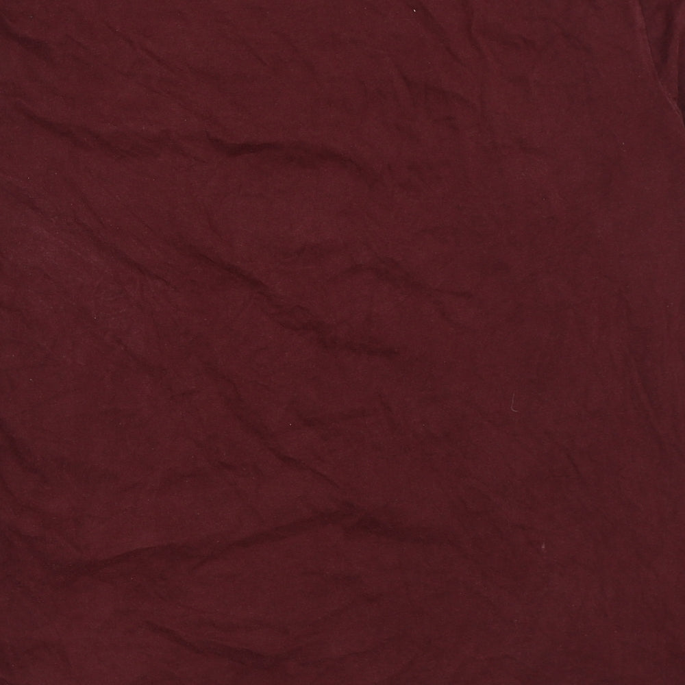 Cedar Wood State Mens Red    T-Shirt Size XL