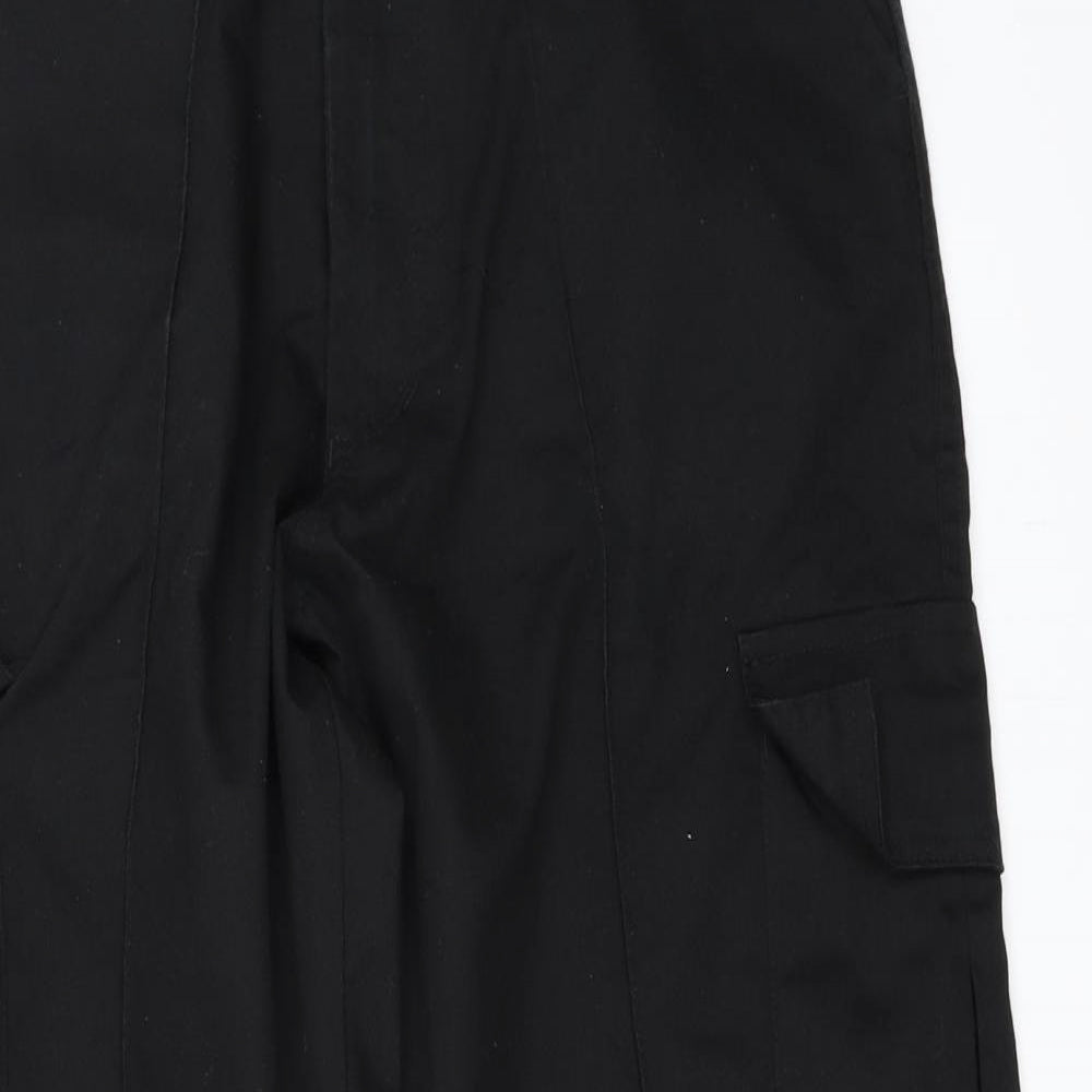 Uneek Mens Black   Cargo Trousers Size 32 in L29 in