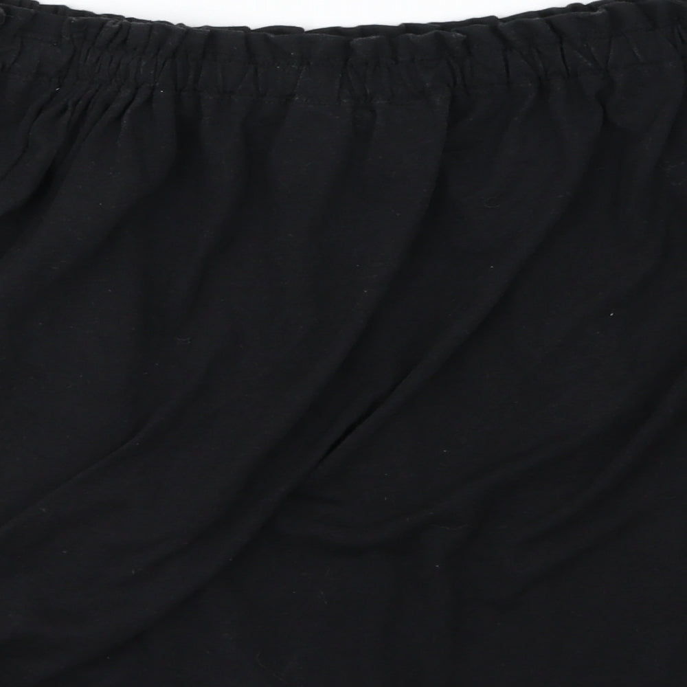 New Look Womens Black  Jersey Basic T-Shirt Size 10