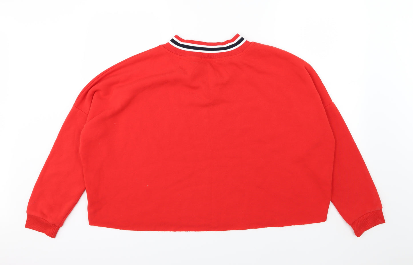 Primark Womens Red  Jersey Pullover Sweatshirt Size XL