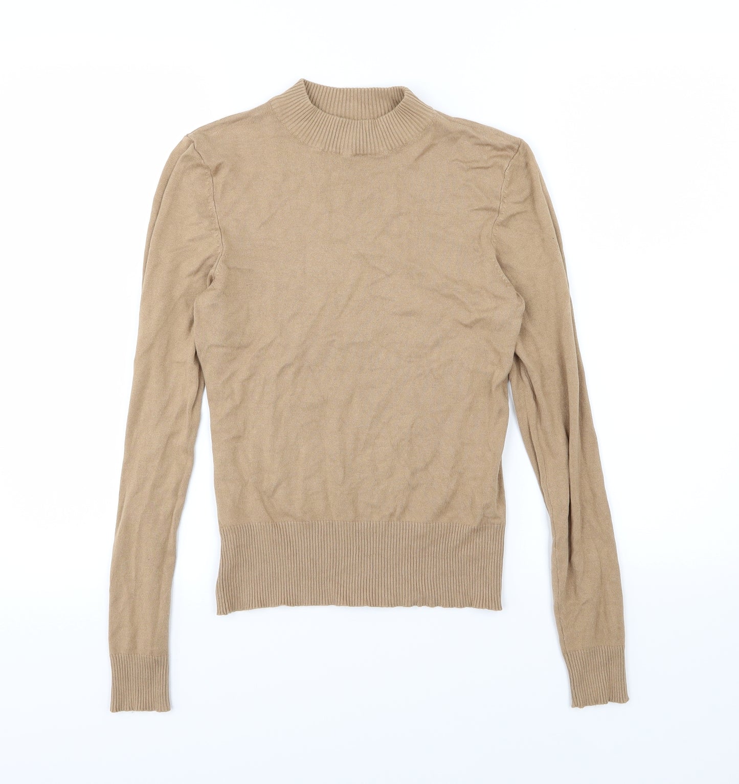 New Look Womens Brown  Knit Pullover Jumper Size 10