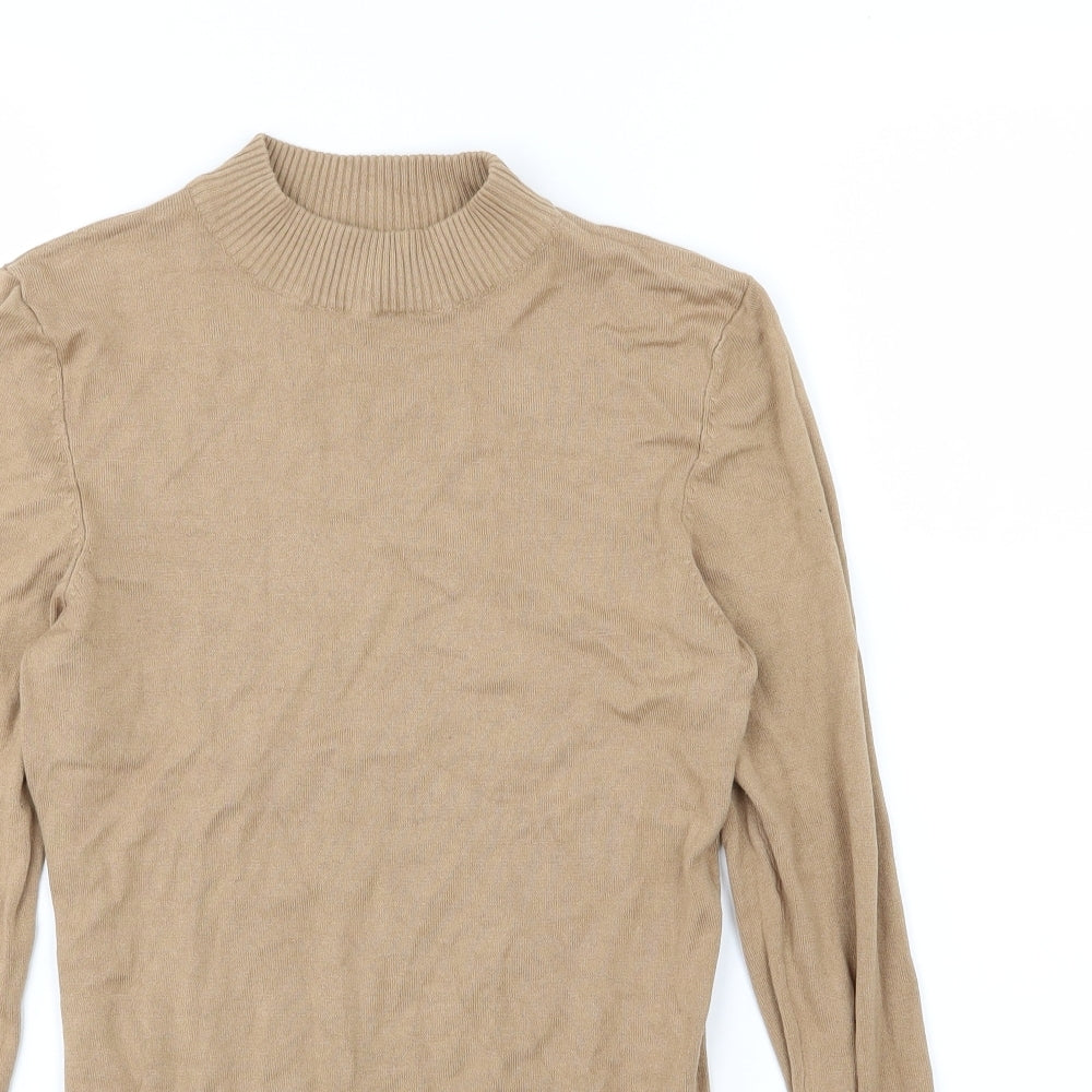 New Look Womens Brown  Knit Pullover Jumper Size 10