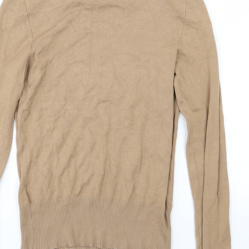 New Look Womens Brown  Knit Pullover Jumper Size 10