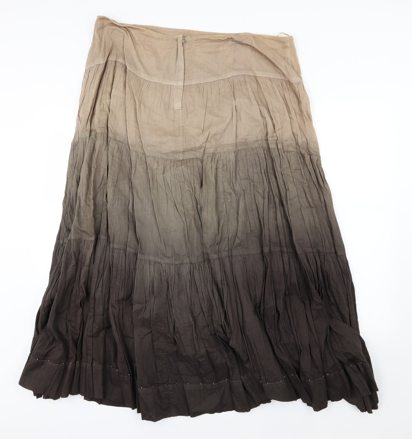 BHS Womens Brown   A-Line Skirt Size 18
