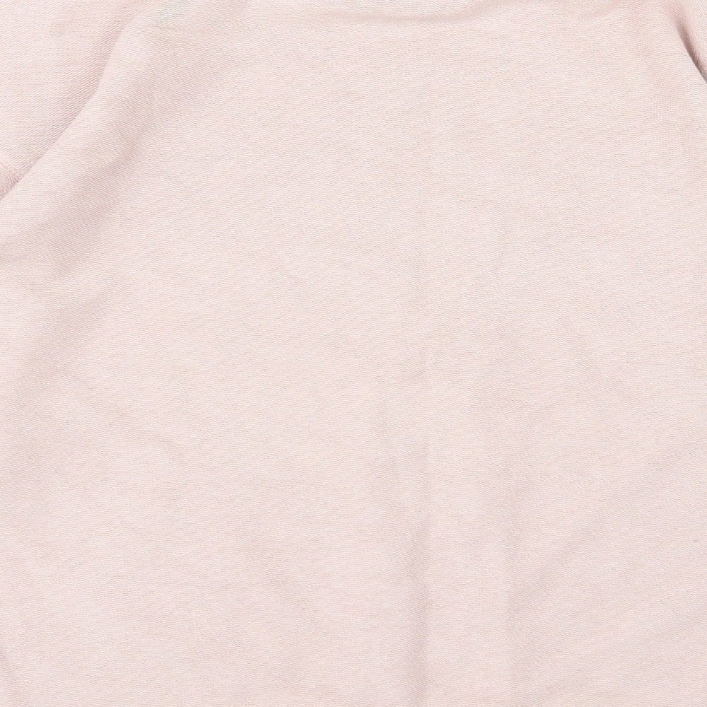 H&M Womens Pink  Jersey Pullover Sweatshirt Size M