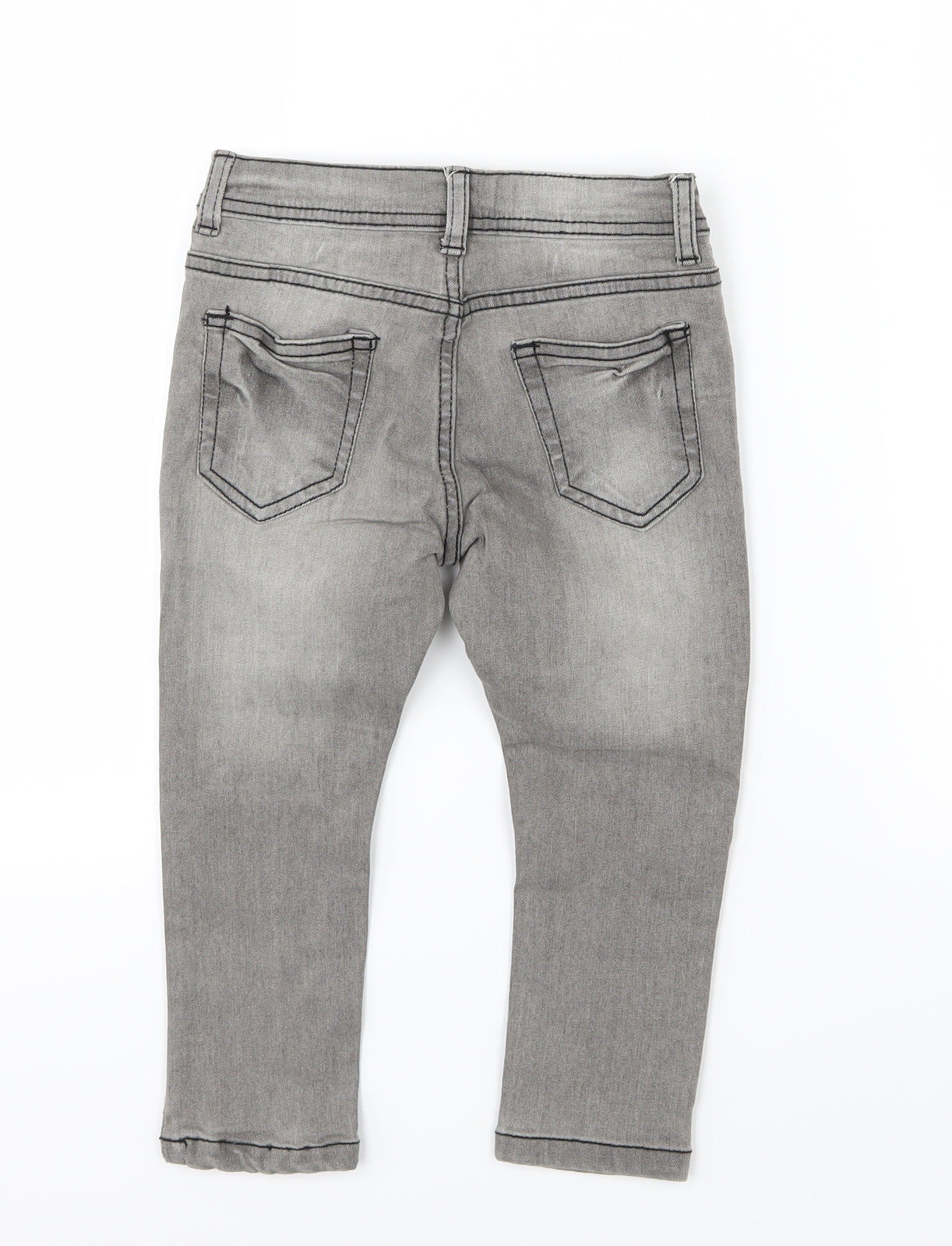 Denim & Co. Boys Grey  Denim Skinny Jeans Size 3-4 Years