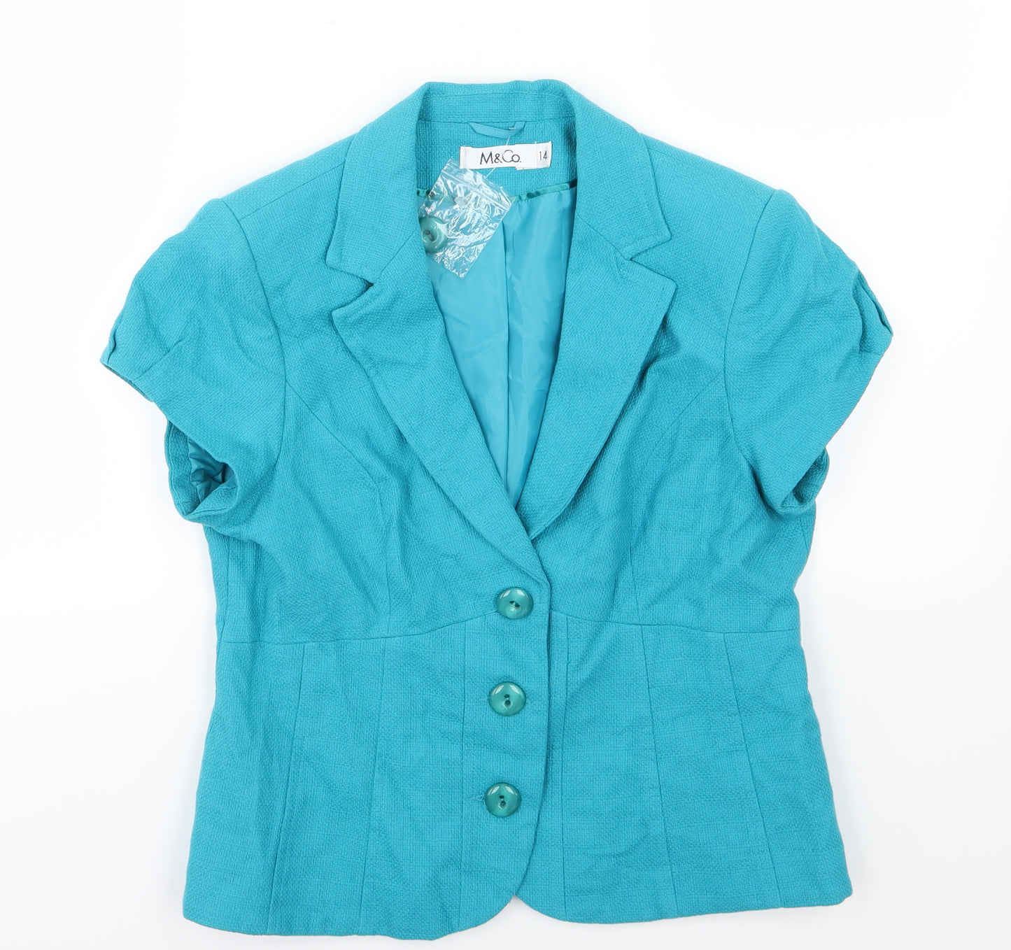 M&Co Womens Blue   Jacket  Size 14