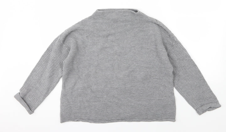 H&M Womens Grey Knit Pullover Jumper Size M