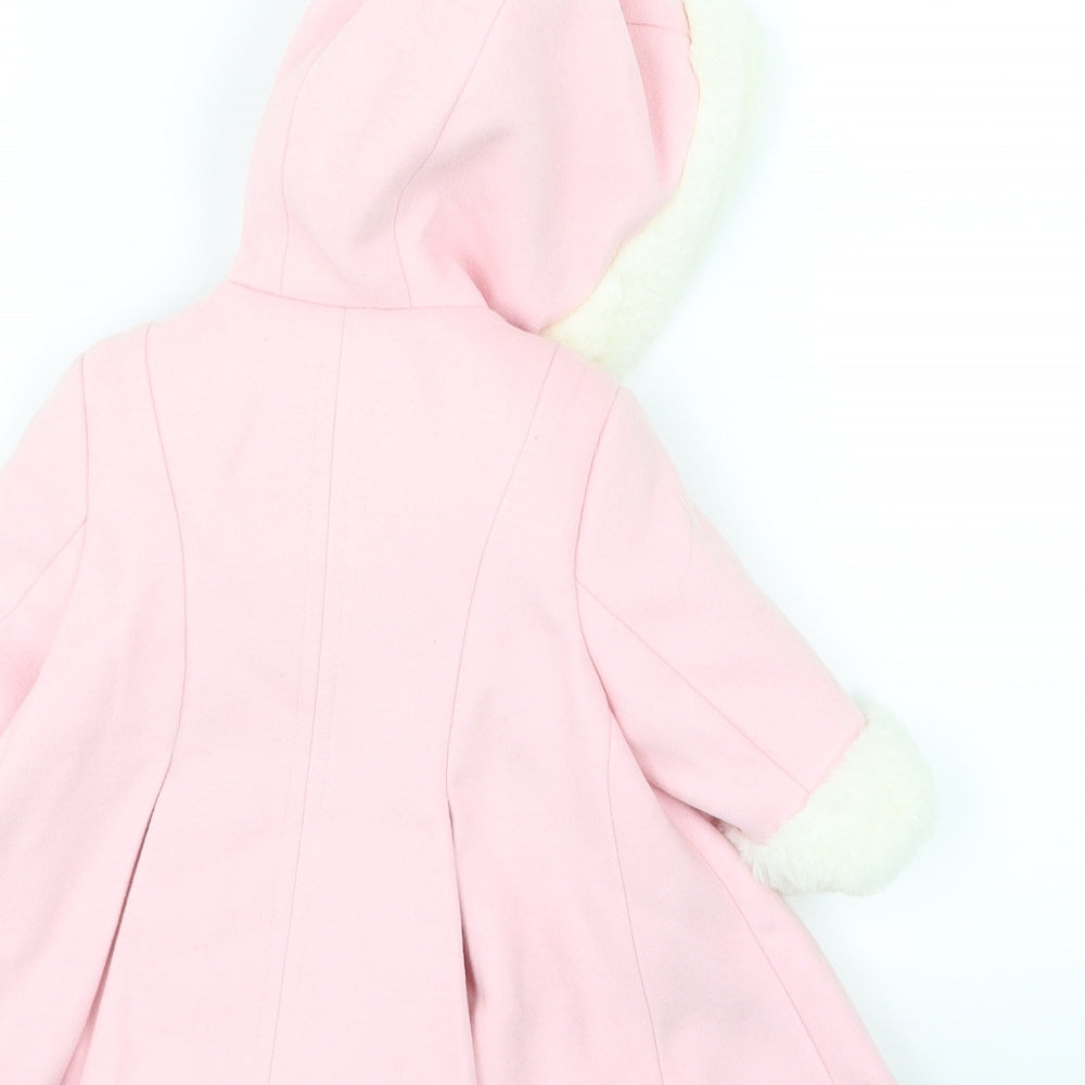 Sarah Louise Girls Pink   Basic Coat Coat Size 3-6 Months