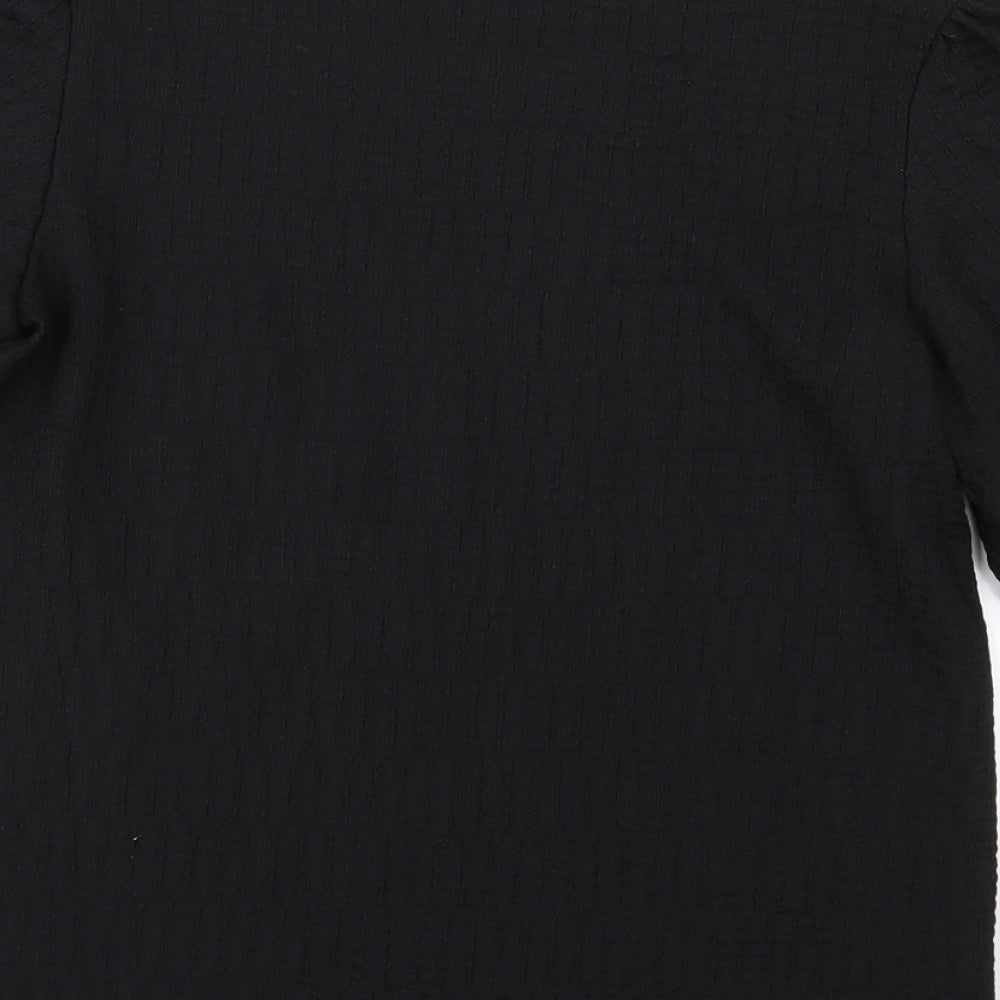 F&F Womens Black   Basic T-Shirt Size 8