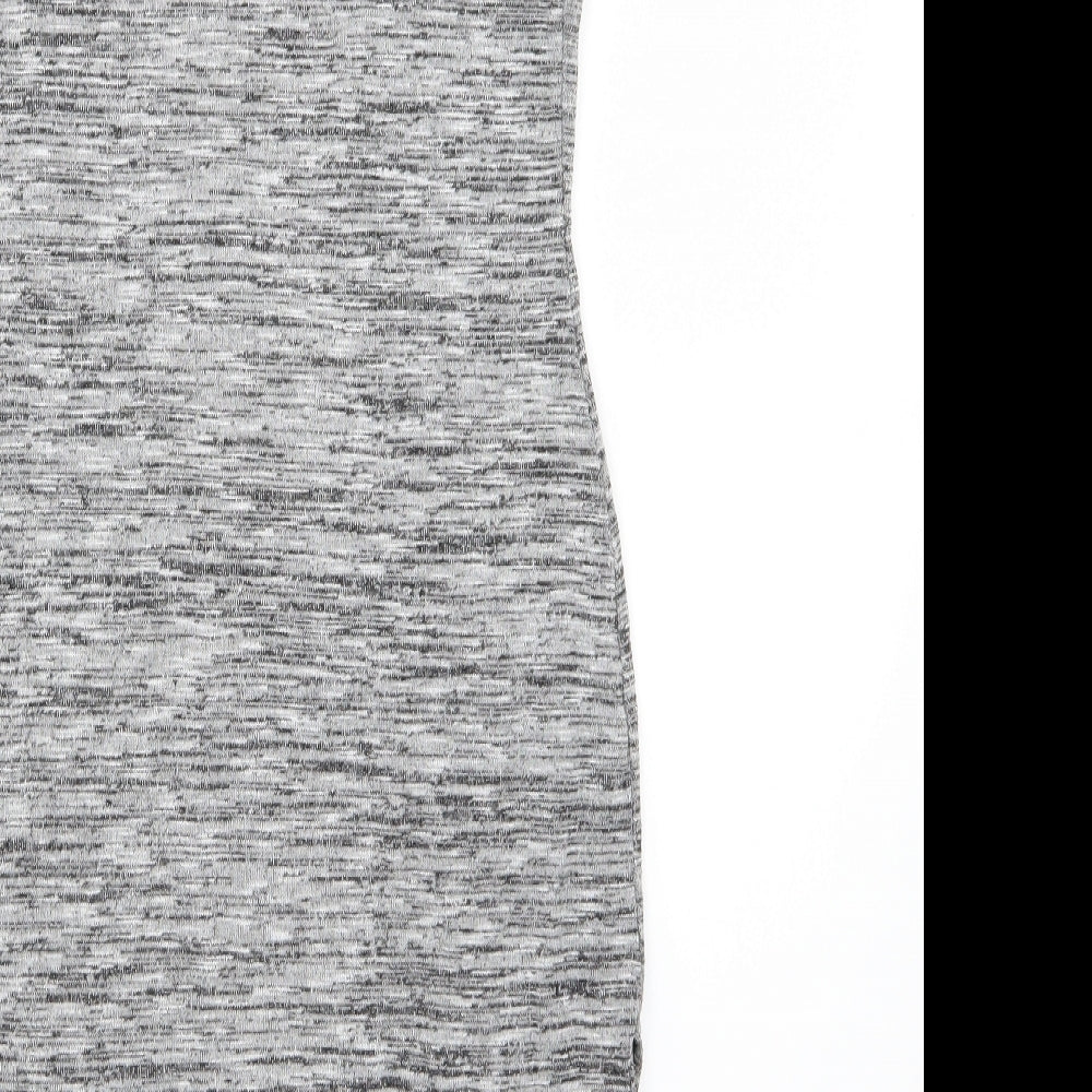 Style plus Womens Grey  Jersey Basic Tank Size M