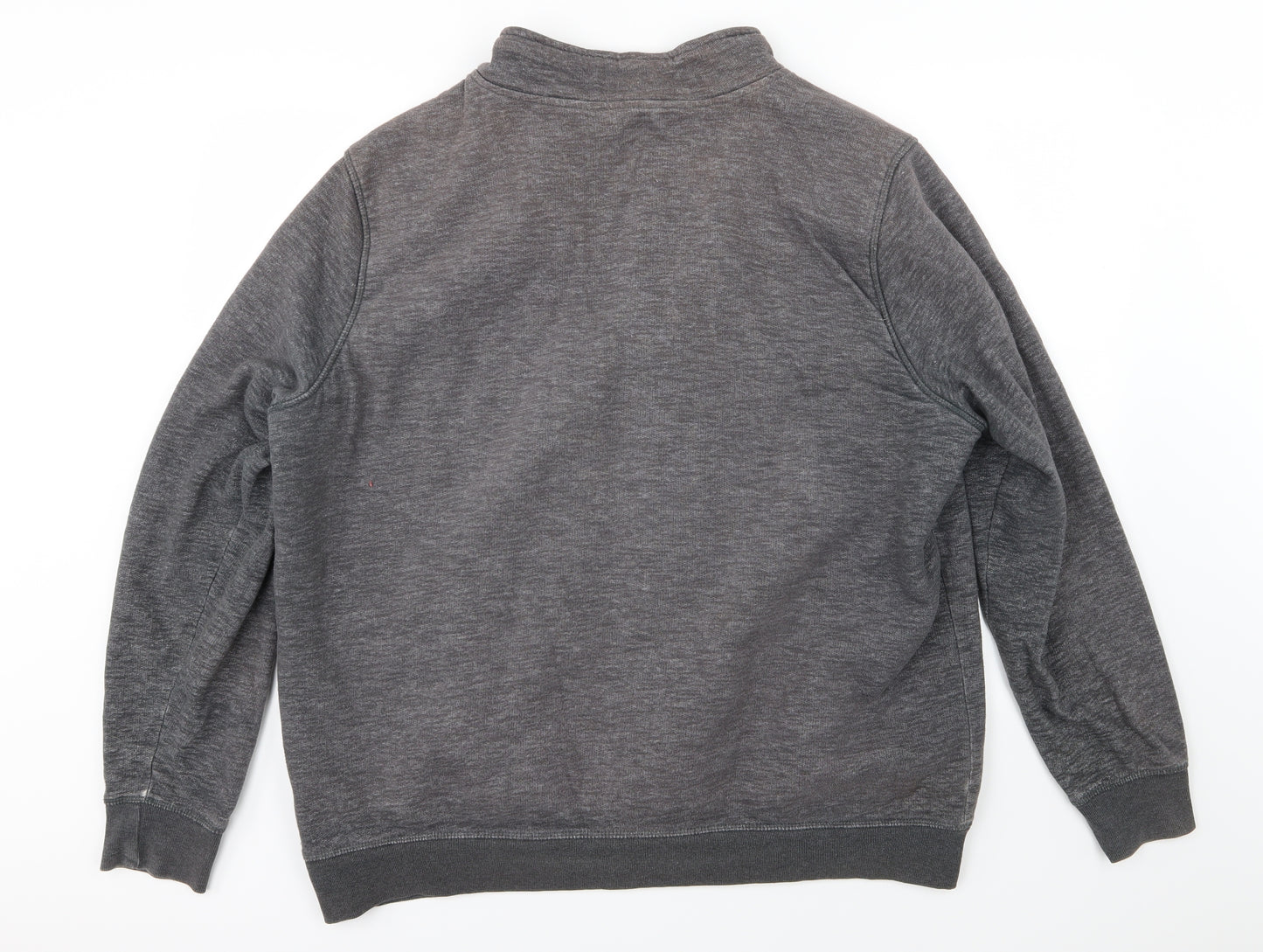 Livergy Mens Grey  Jersey Full Zip Sweatshirt Size 2XL