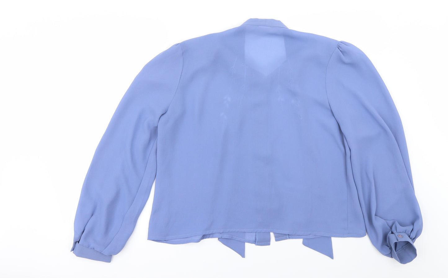 Preworn Womens Blue   Basic Blouse Size 18