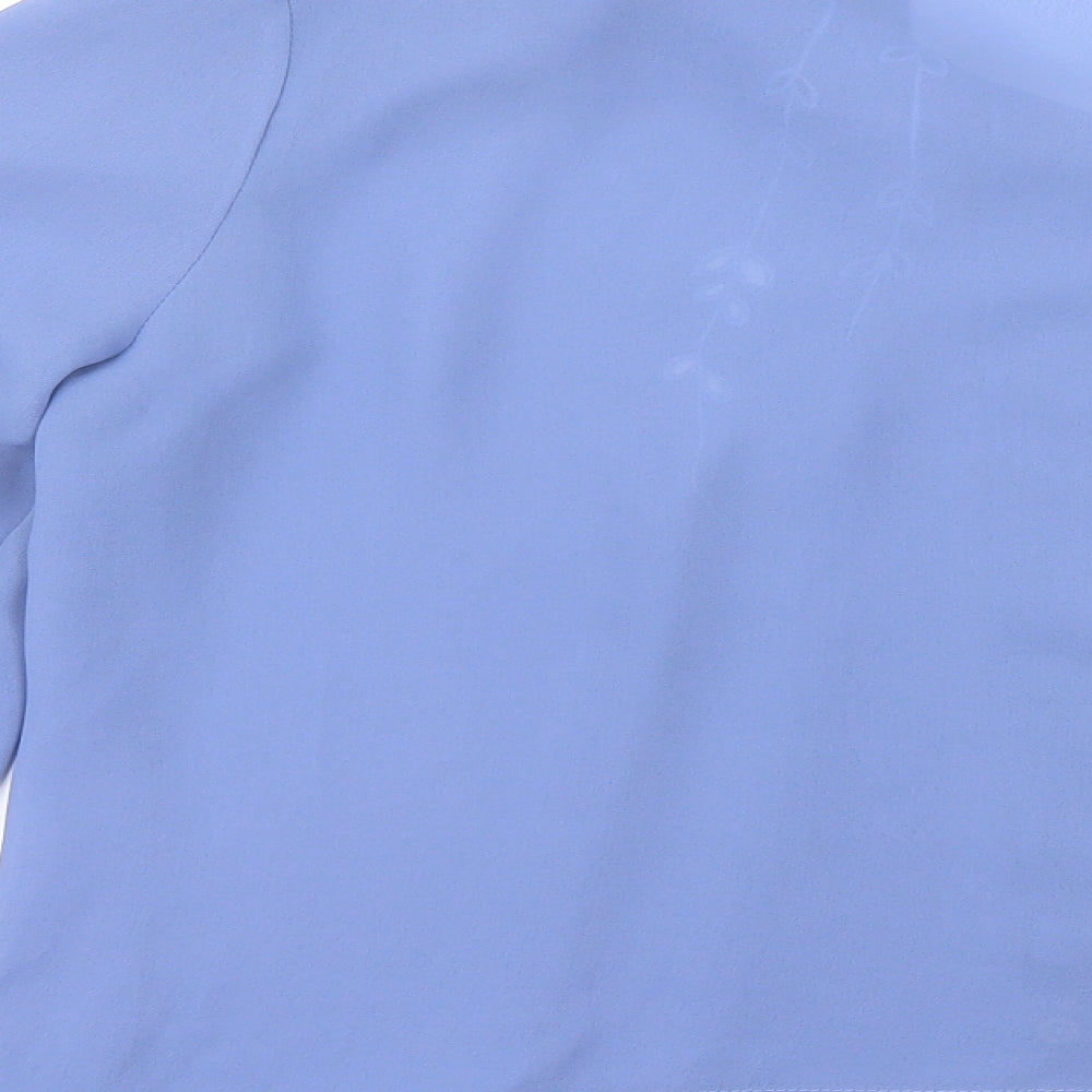 Preworn Womens Blue   Basic Blouse Size 18