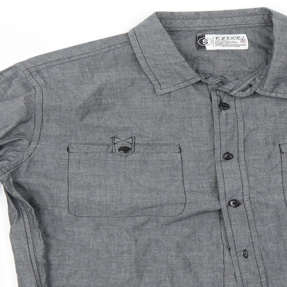 Preworn Mens Grey    Button-Up Size S