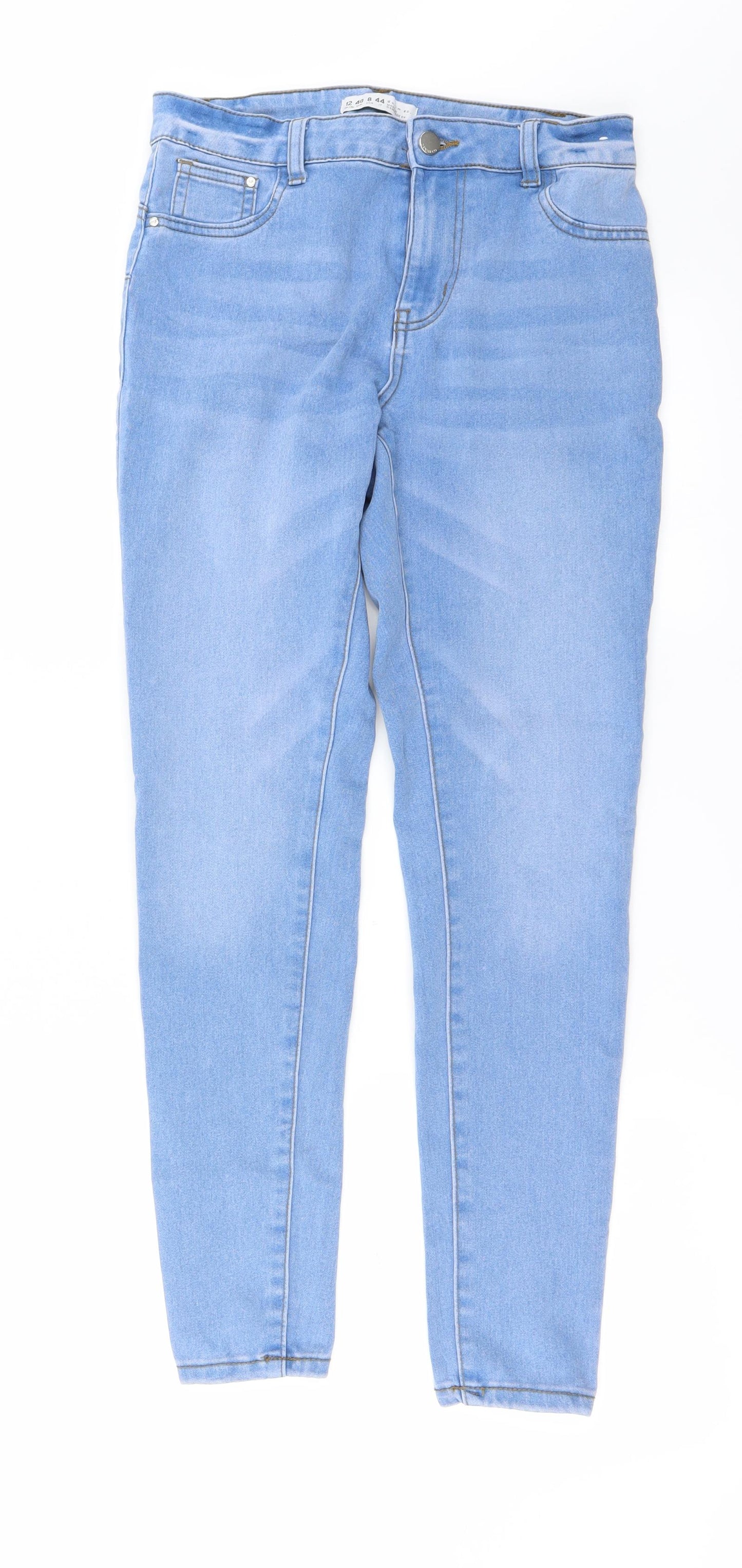 denim co Womens Blue   Straight Jeans Size 12 L26 in
