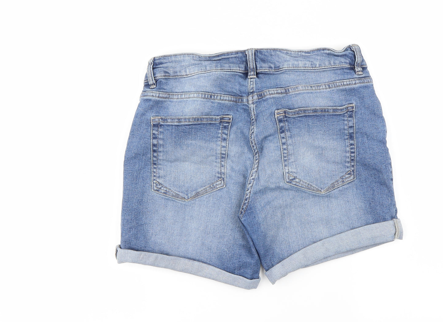 NEXT Womens Blue   Cut-Off Shorts Size 10